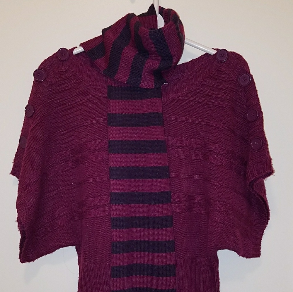 Sweater with matching scarf